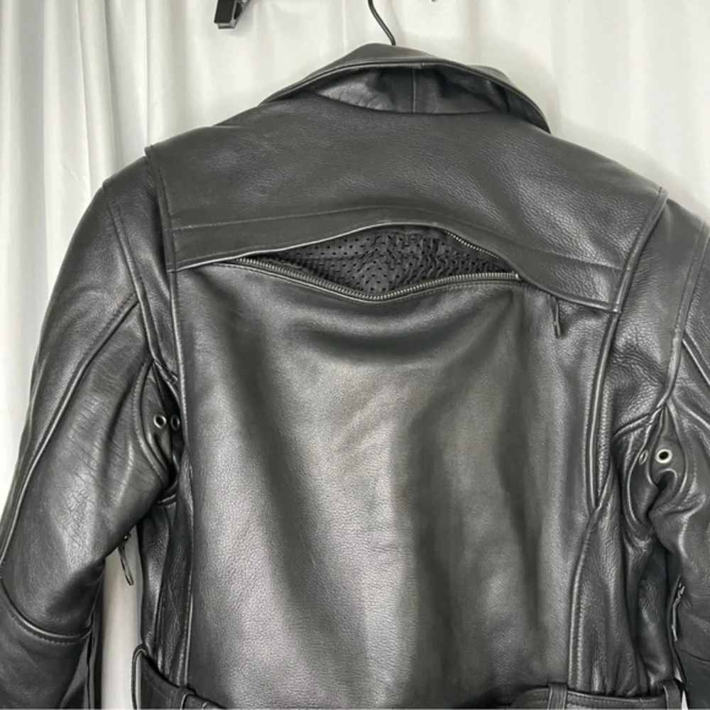 Xpert Performance Gear Premium Leather Jacket With Kevlar Size Medium Motorcycle